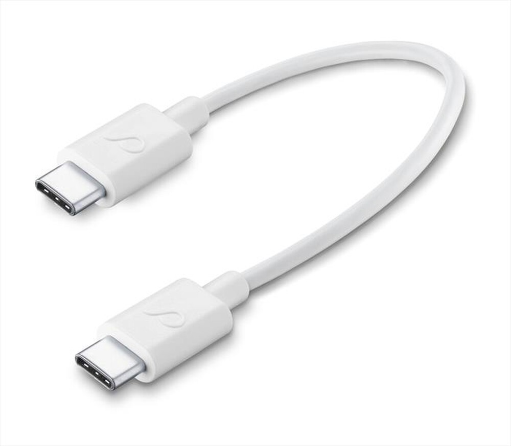 Immagine del prodotto CELLULARLINE - USBDATACTRUSBC2CW Cavo Dati-USB-C TO USB-C-15 cm-Bianco