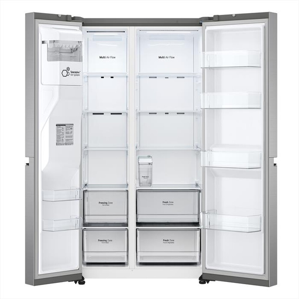 "LG - Frigorifero side by side GSLV71PZTM Classe F-Inox Premium"