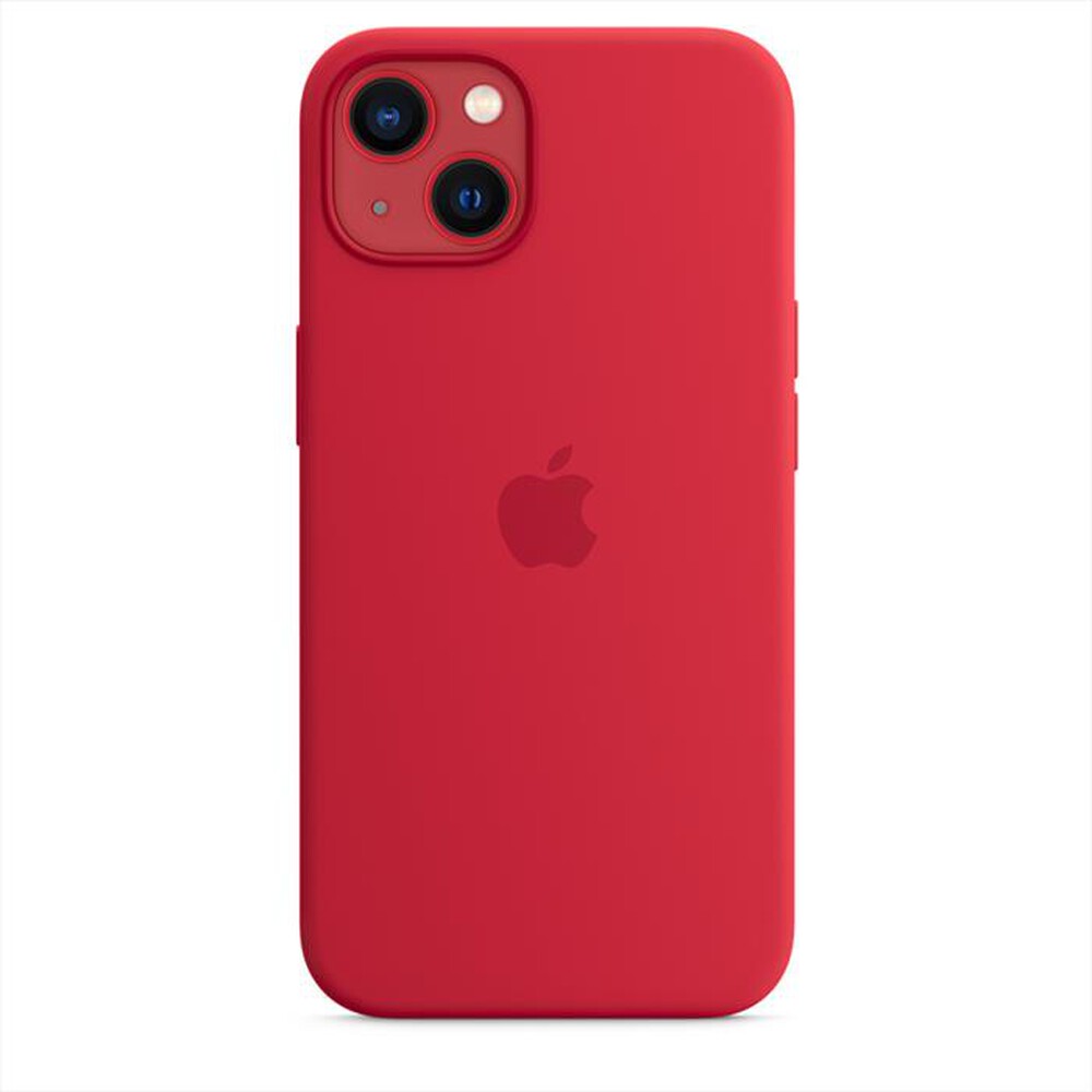 "APPLE - iPhone 13 Silicone Case with MagSafe-Red"