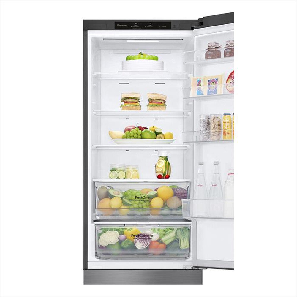 "LG - Frigorifero combinato GBP62PZNAC Classe A 384L-Stainless steel"
