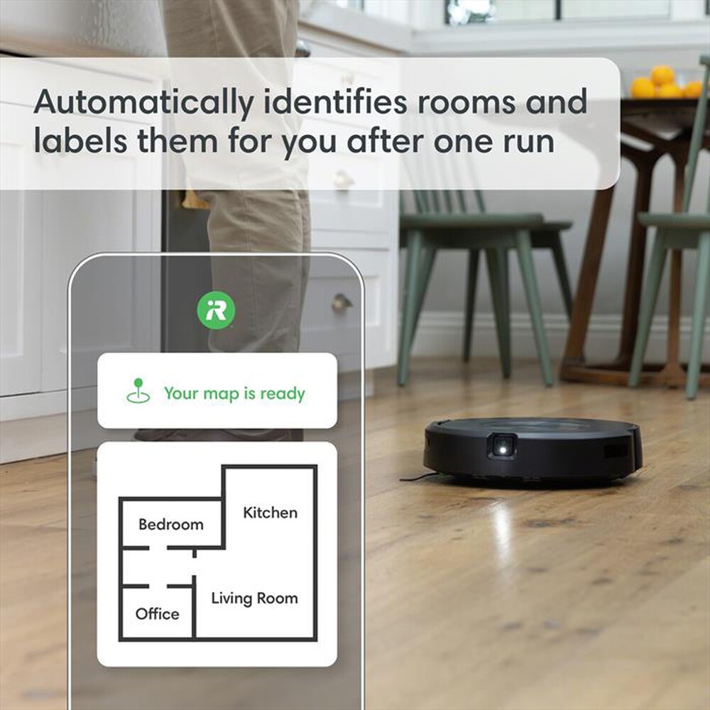 "iROBOT - Aspirapolvere robot ROOMBA COMBO J5-176-Espresso"