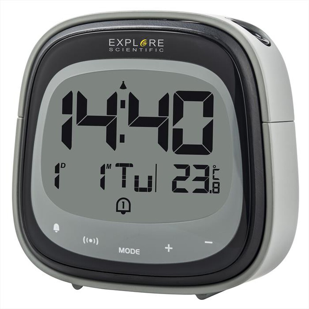 "EXPLORE SCIENTIFIC - RDP3007 OROLOGIO RADIOCONTROLLATO TOUCH-Silver"
