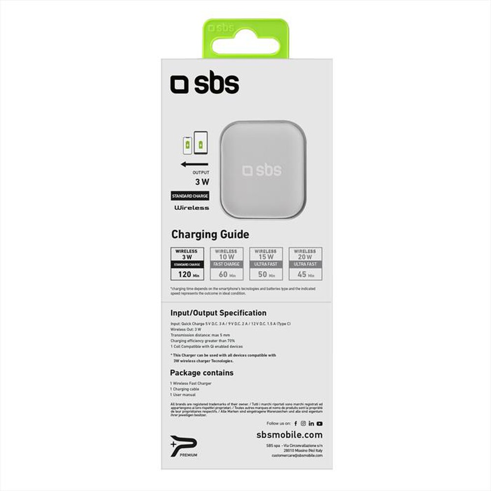 Immagine del prodotto SBS - TEWIRCHGAIRPODW