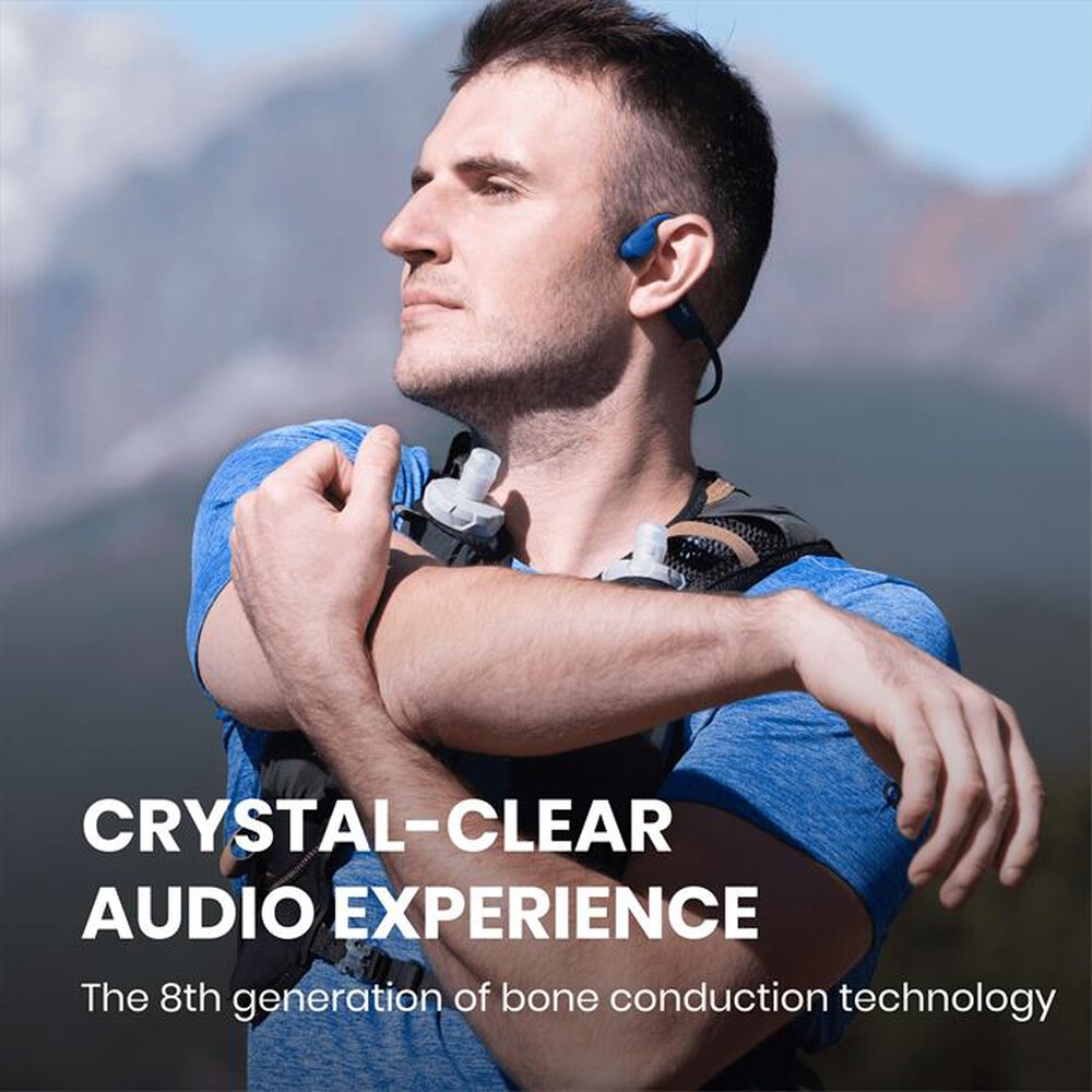 "SHOKZ - Auricolare Bluetooth OPENRUN-Blue"