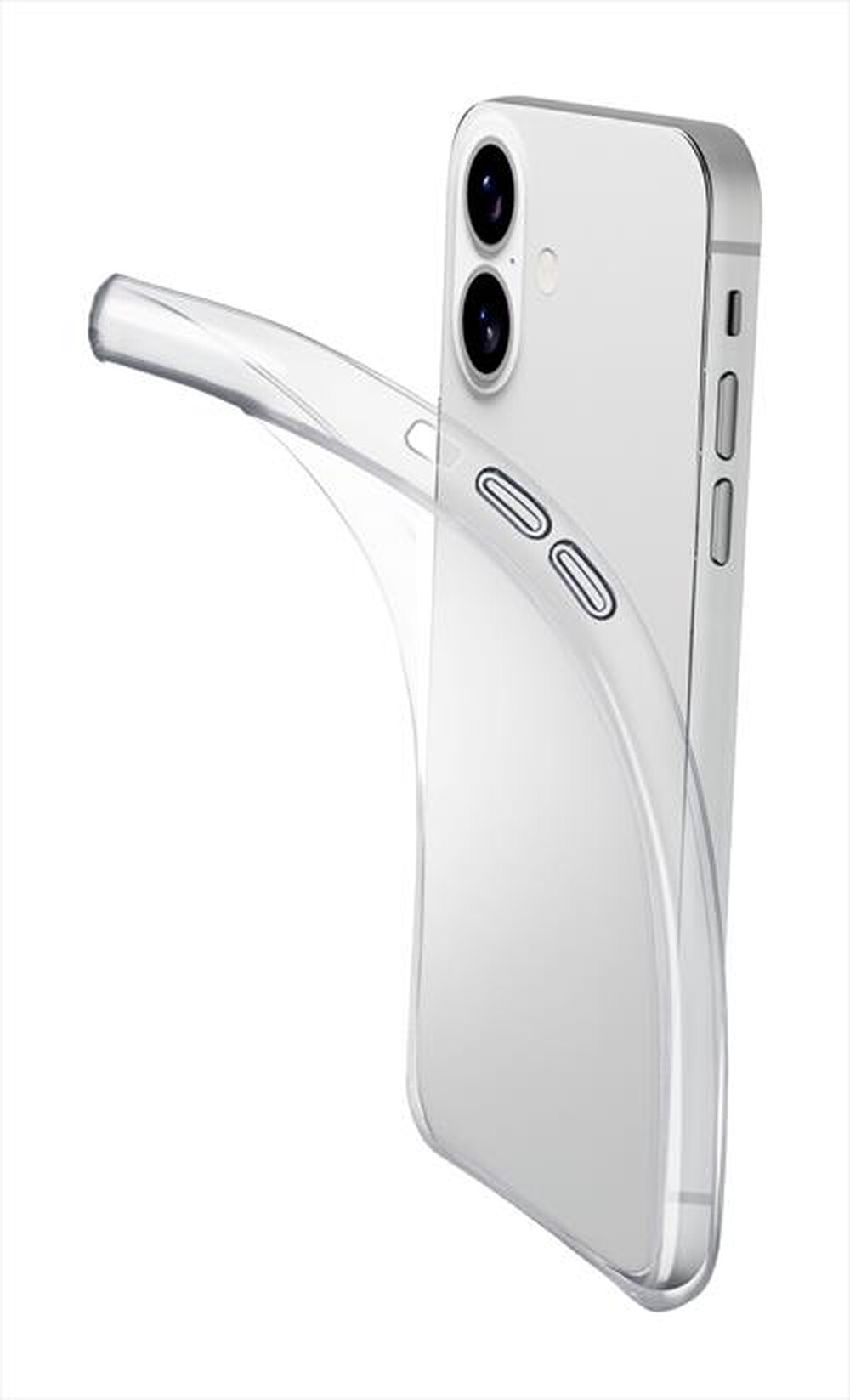 Immagine del prodotto CELLULARLINE - Cover in gomma morbida FINE per IPHONE 17-Trasparente