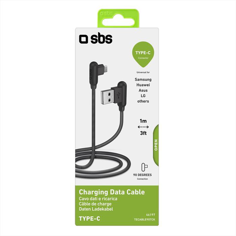 "SBS - TECABLE90TCK-Nero"