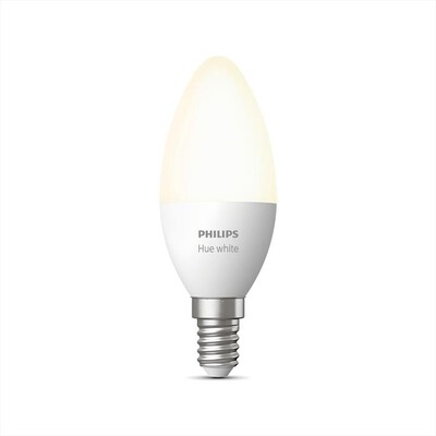 PHILIPS - HUE WHITE LAMPADINA E14 40W-Luce Bianca Dimmerabile