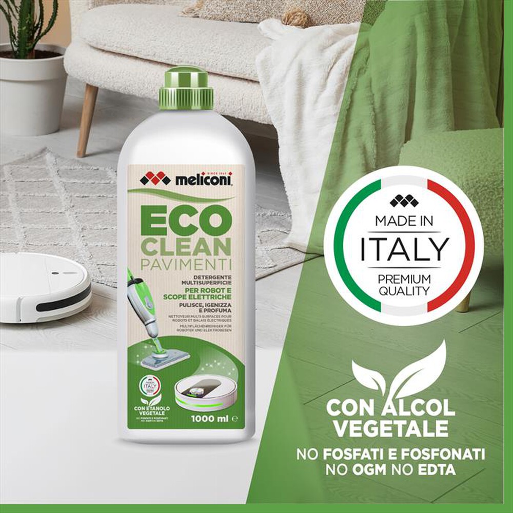 Immagine del prodotto MELICONI - Detergente pavimenti scope elettriche ECO CLEAN-Bianco