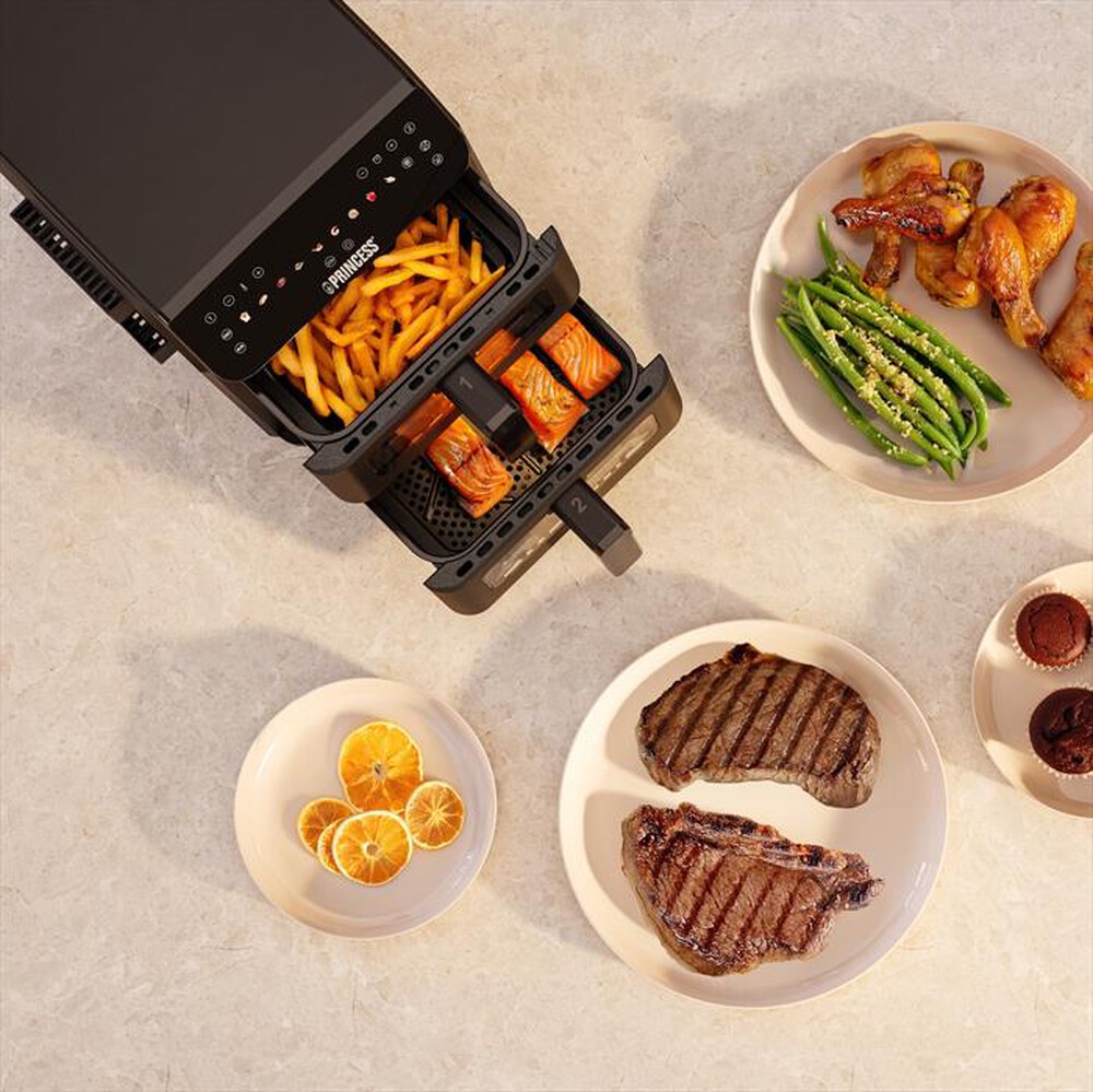 Immagine del prodotto PRINCESS - Friggitrice ad aria DUAL VERTICAL-Nero