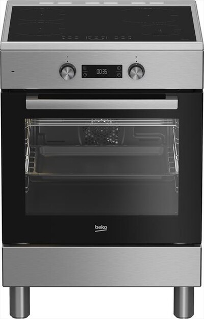 BEKO - Cucina FSE69300X Classe A-Acciaio inossidabile,  BEKO - Cucina FSE69300X Classe A-Acciaio inossidabile