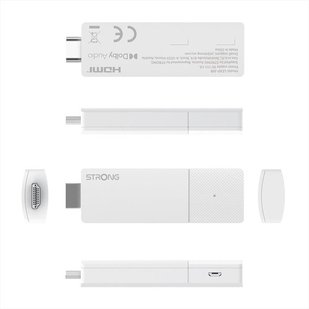 Immagine del prodotto STRONG - Google TV Stick 4K UHD LEAP-AIR-BIANCO