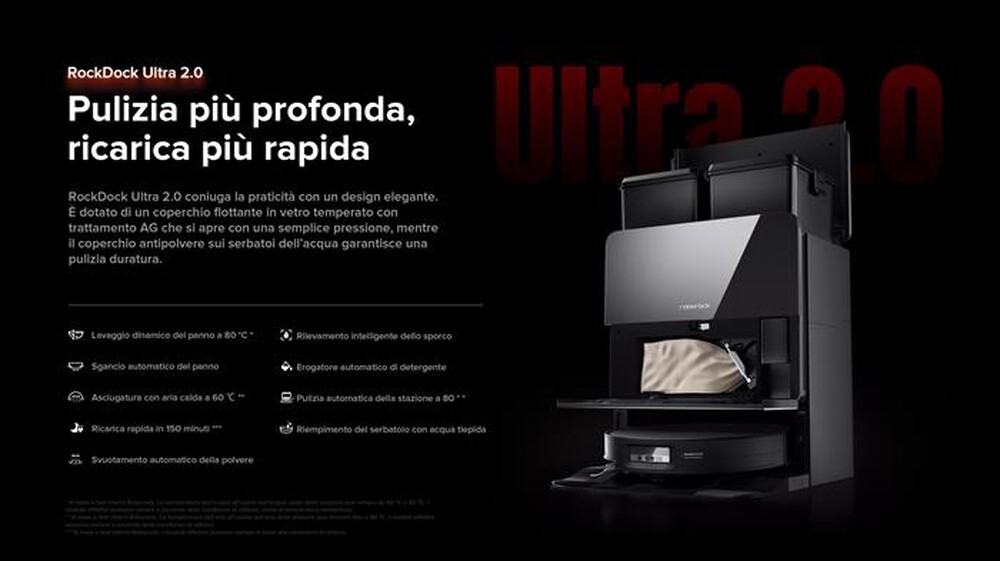 Immagine del prodotto ROBOROCK - Aspirapolvere robot SAROS 10-Black