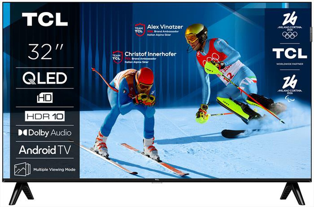 Immagine del prodotto TCL - Smart TV QLED HD READY 32" 32S49K-Nero