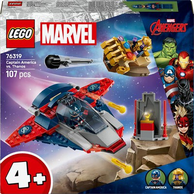 LEGO - 76319 CAPTAIN AMERICA CONTRO THANOS-,