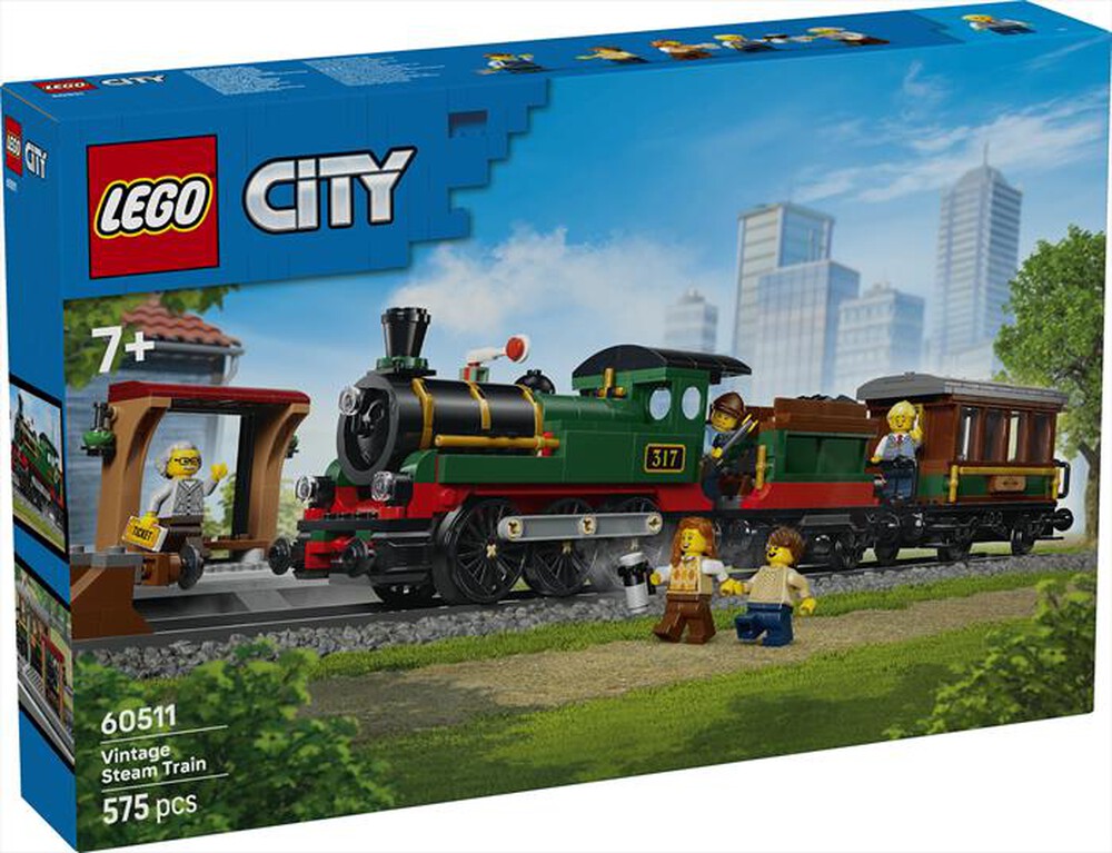 Immagine del prodotto LEGO - CITY Treno a vapore vintage - 60511