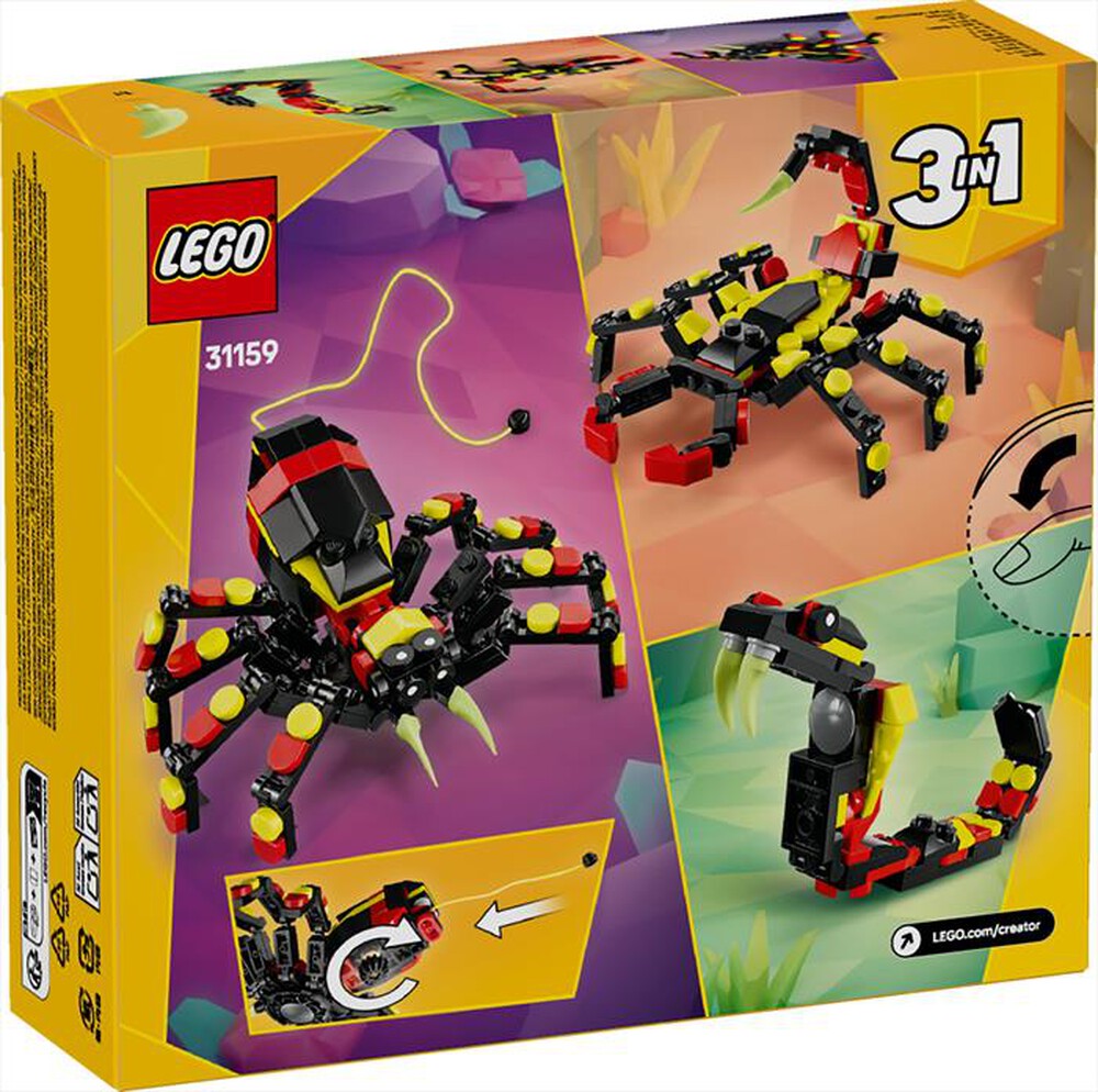 Immagine del prodotto LEGO - CREATOR Animali selvatici ragno trasformista 31159
