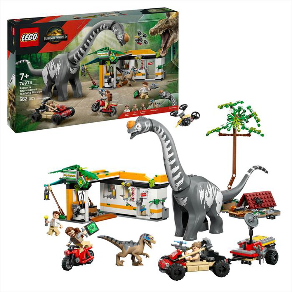 Immagine del prodotto LEGO - JURASSIC WORLD Ricerca Raptor e Titanosauro 76973