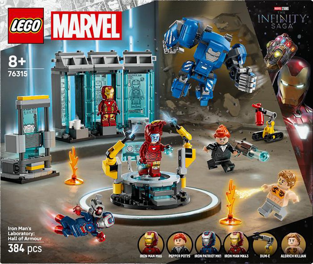 Immagine del prodotto LEGO - MARVEL Laboratorio Iron Man: Sala Armature 76315