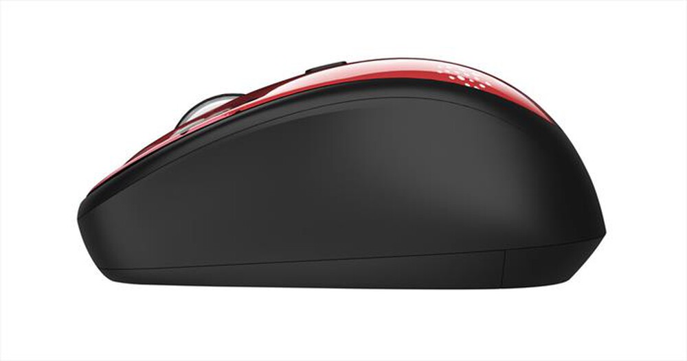 "TRUST - YVI WIRELESS MOUSE-Red brush"