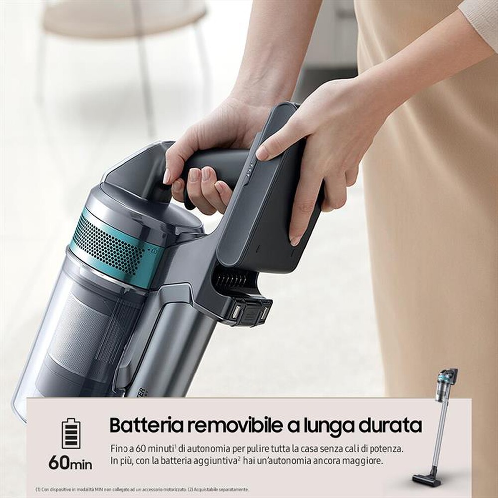 Immagine del prodotto SAMSUNG - Scopa elettrica JET 75E PET VS20B75AGR1-TEAL MINT