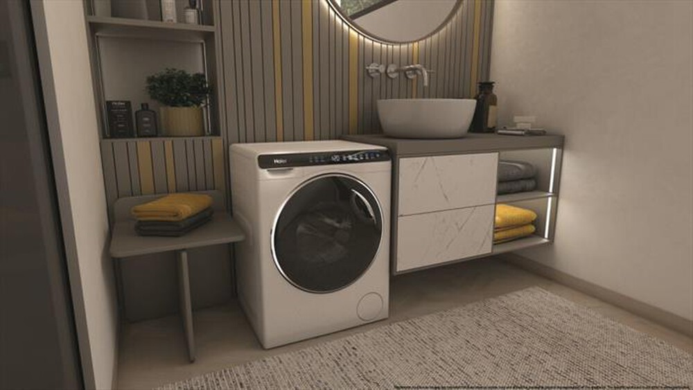 "HAIER - Lavatrice HW50-BP12307-S 5 Kg Classe A-Bianco"