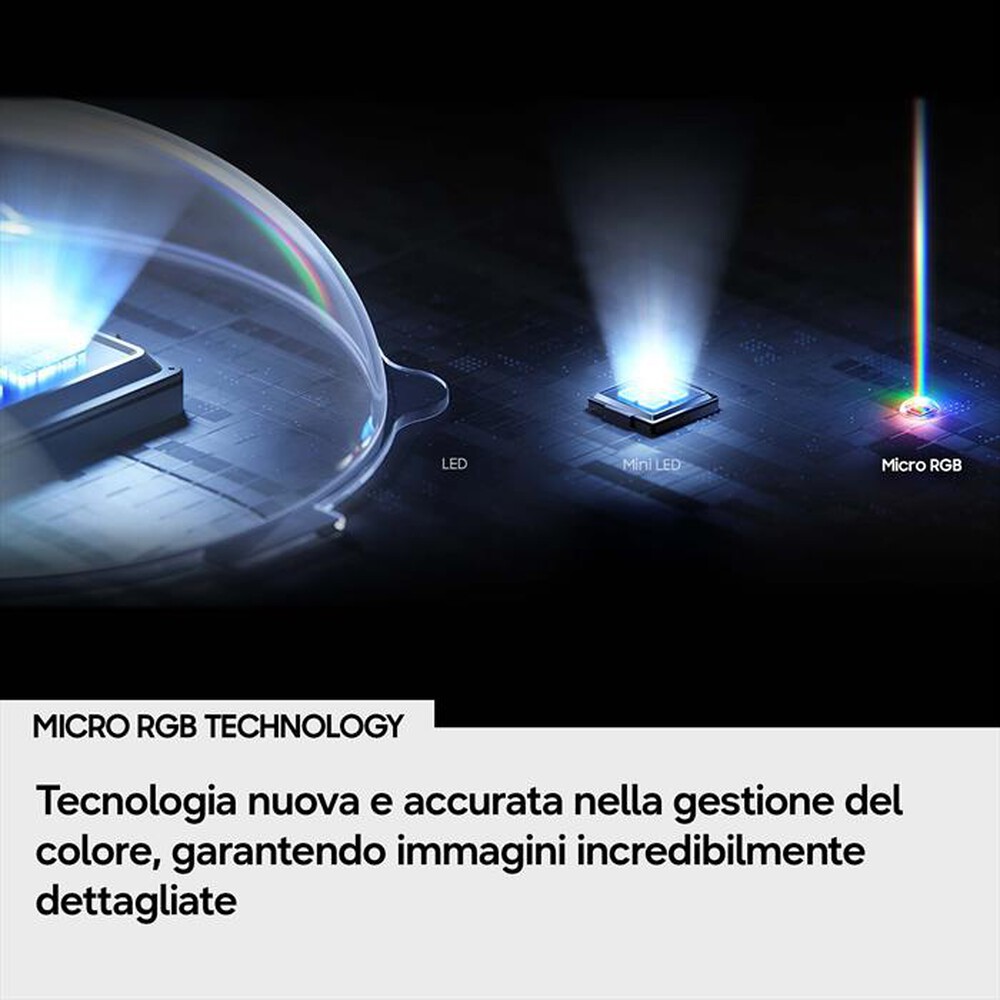 Immagine del prodotto SAMSUNG - Smart TV Micro LED RGB 4K AI 55" MRE55R85HAUXZT-Titan Black