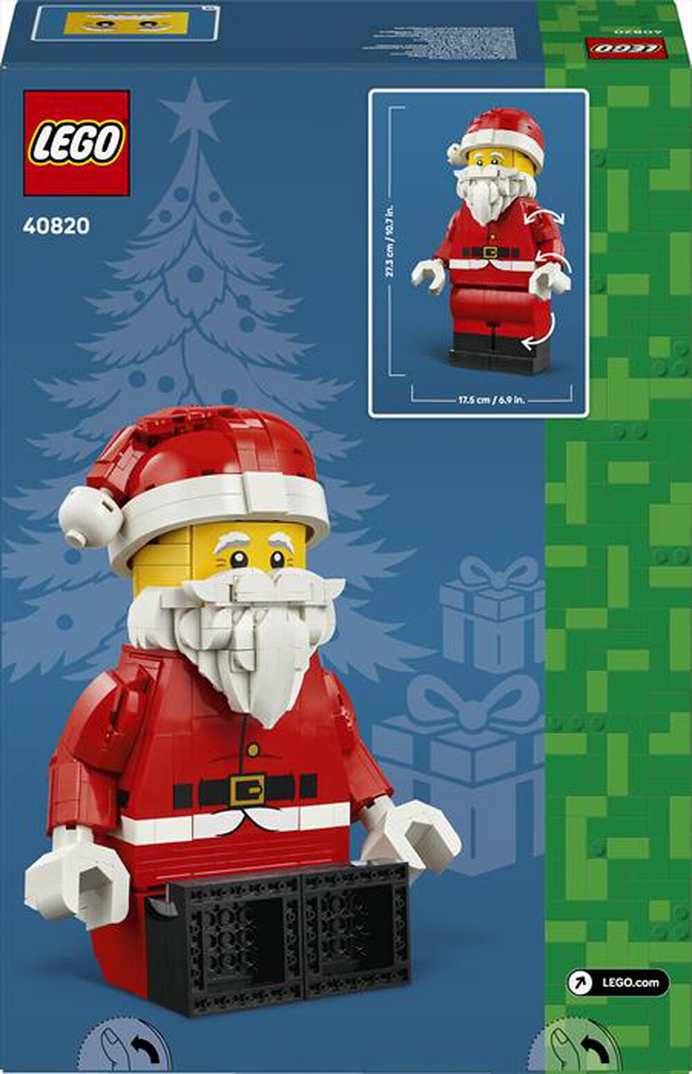 Immagine del prodotto LEGO - Grande minifigure di Babbo Natale - 40820