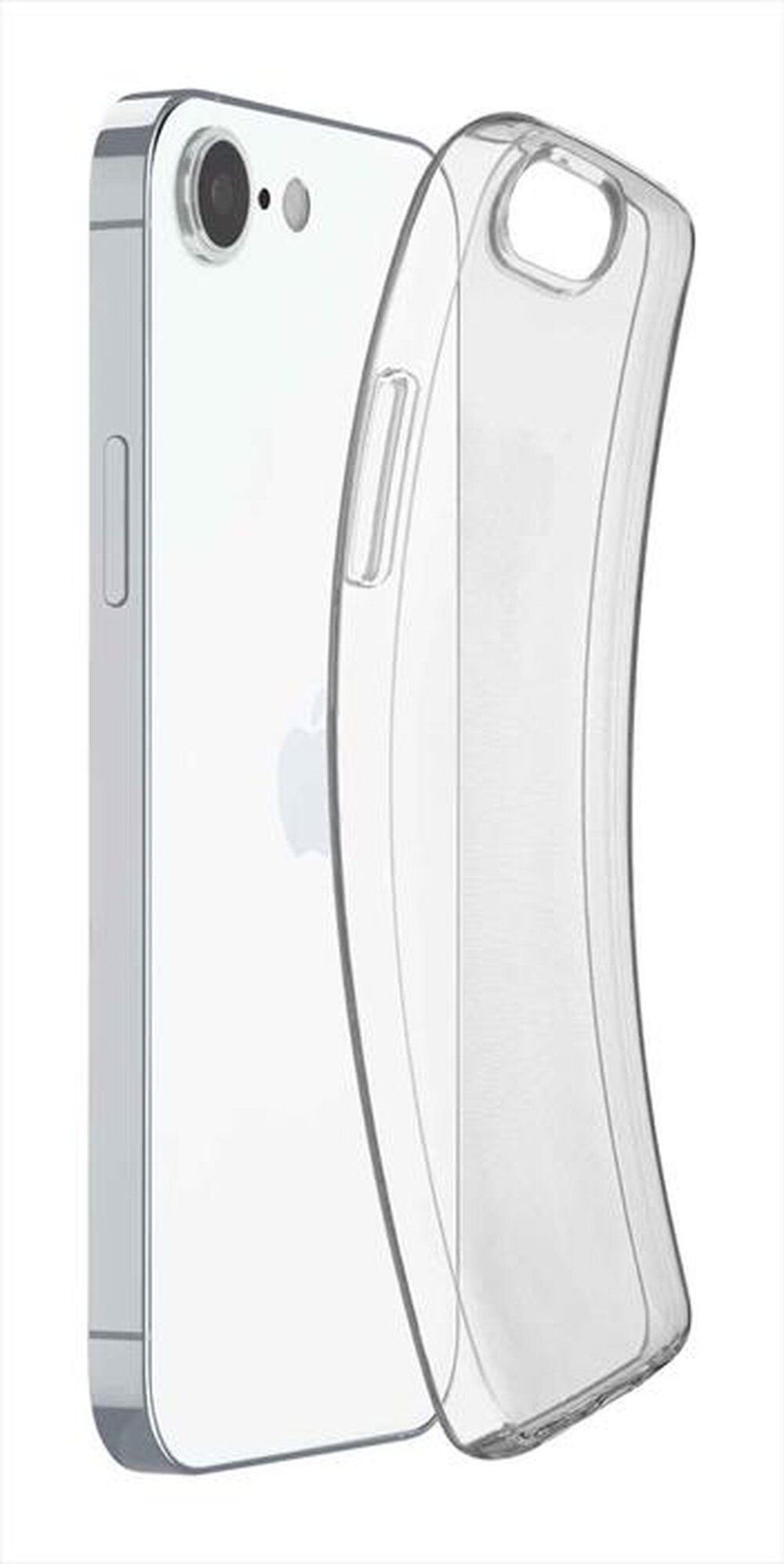 "CELLULARLINE - Cover FINE per iPhone SE (2025)-Transparent"