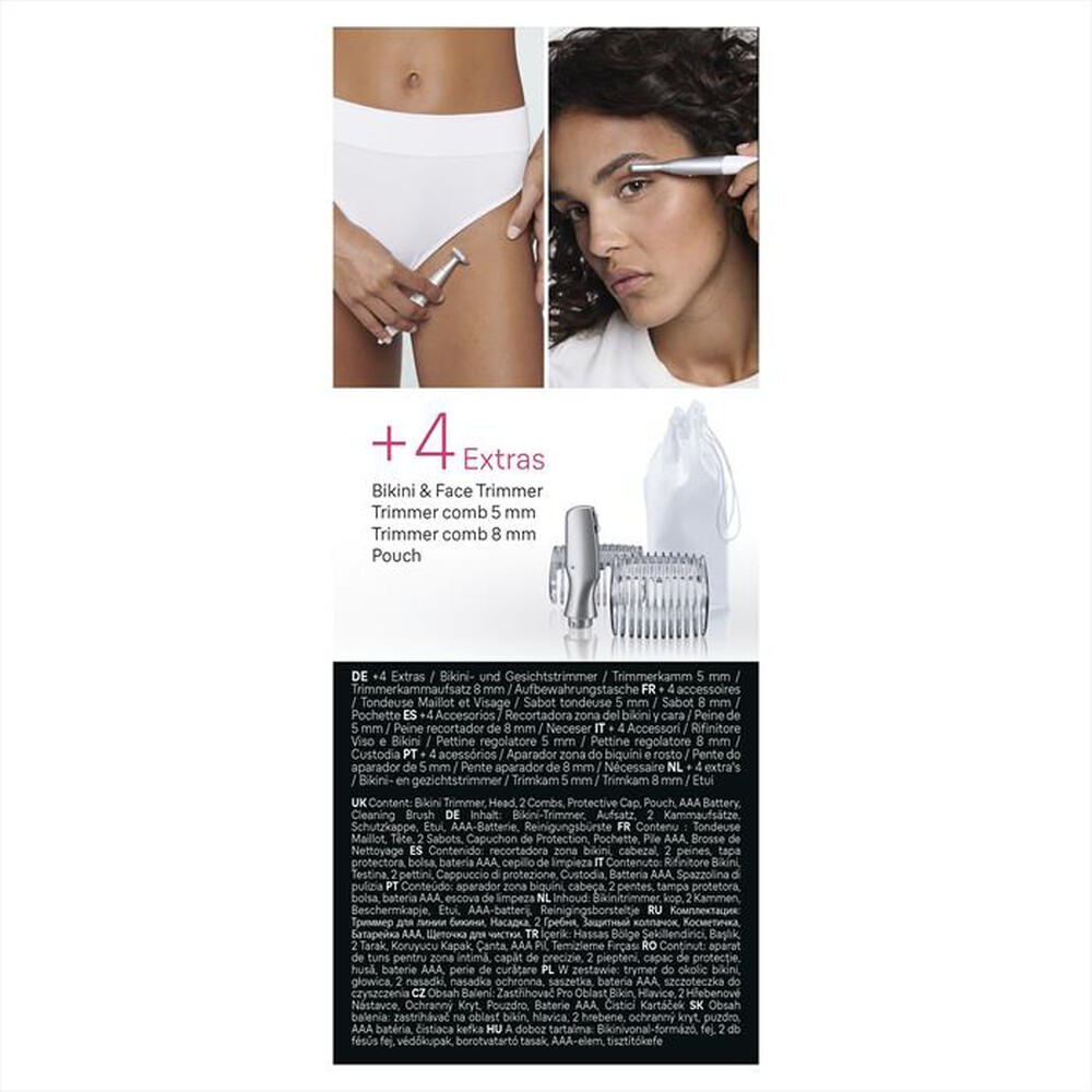 Immagine del prodotto BRAUN - Depilatore SILK-&Eacute;PIL BIKINI FG1100-BIANCO
