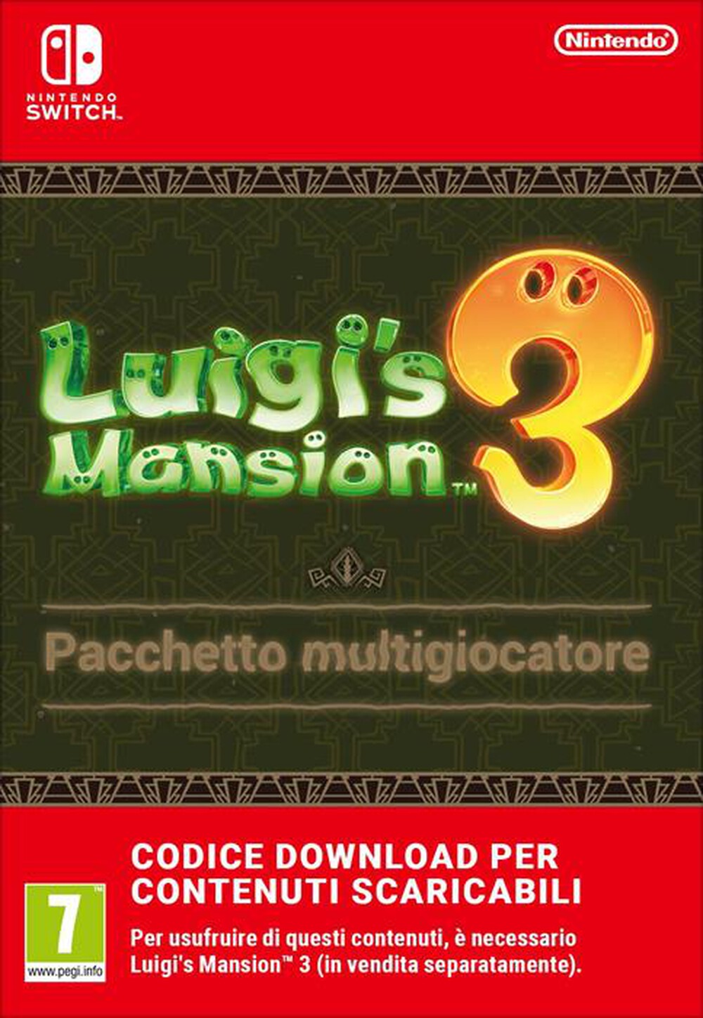 Immagine del prodotto NINTENDO - PACCHETTO MULTIGIOCATORE LUIGI'S MANSION 3 - DLC