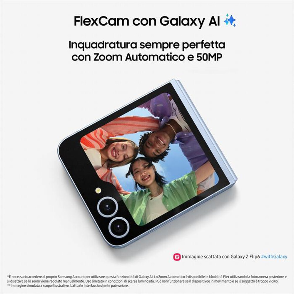 Immagine del prodotto SAMSUNG - Galaxy Z Flip6 12+256GB-Mint