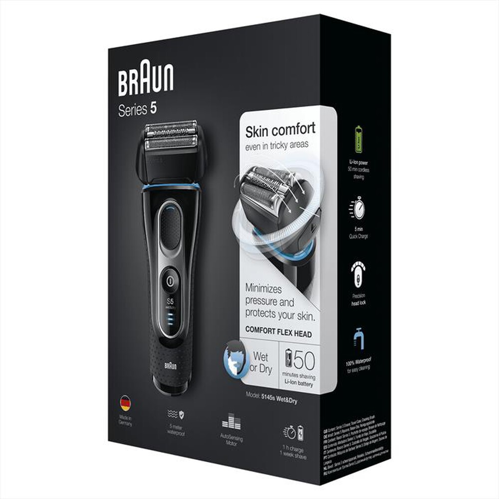 Immagine del prodotto BRAUN - SERIES 5 5145S-Nero/Blu/Cromato
