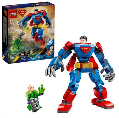 LEGO - SUPERHEROES DC Mech di Superman contro Lex - 76302-Multicolore