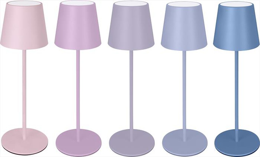 "MAJESTIC - Lampada d'appoggio AGATA BP-Blu Pastello"