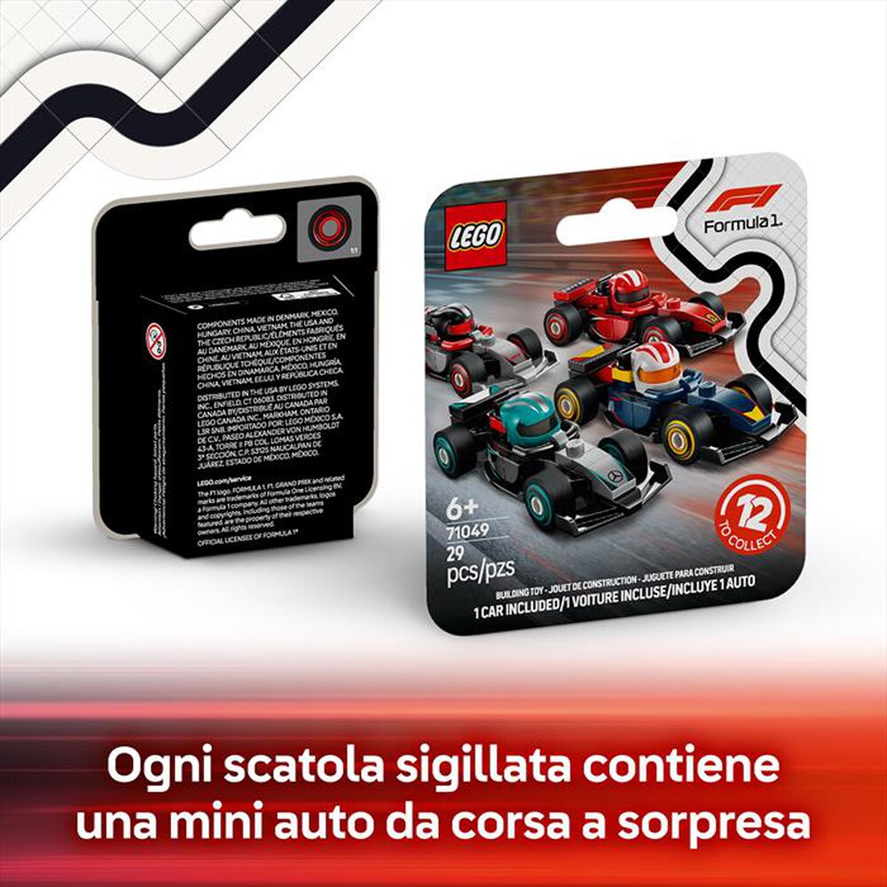 Immagine del prodotto LEGO - MINIFIGURES Monoposto di F1® da collezione 71049