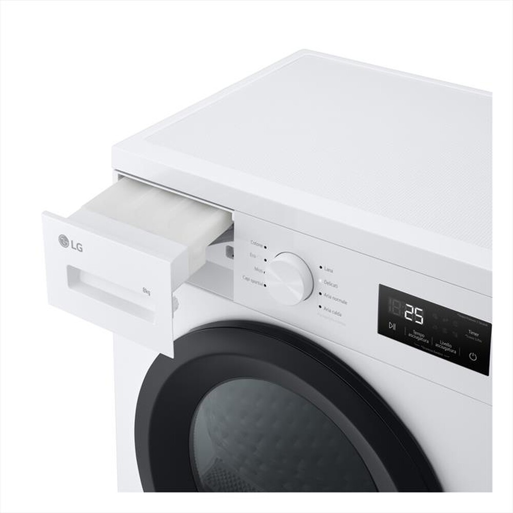 Immagine del prodotto LG - Asciugatrice RNA1008NWK 8Kg Classe D-Bianco