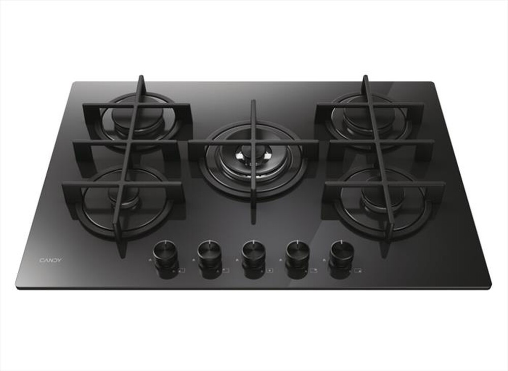 "CANDY - Piano cottura a gas CVG74WTB 75 cm-Black"