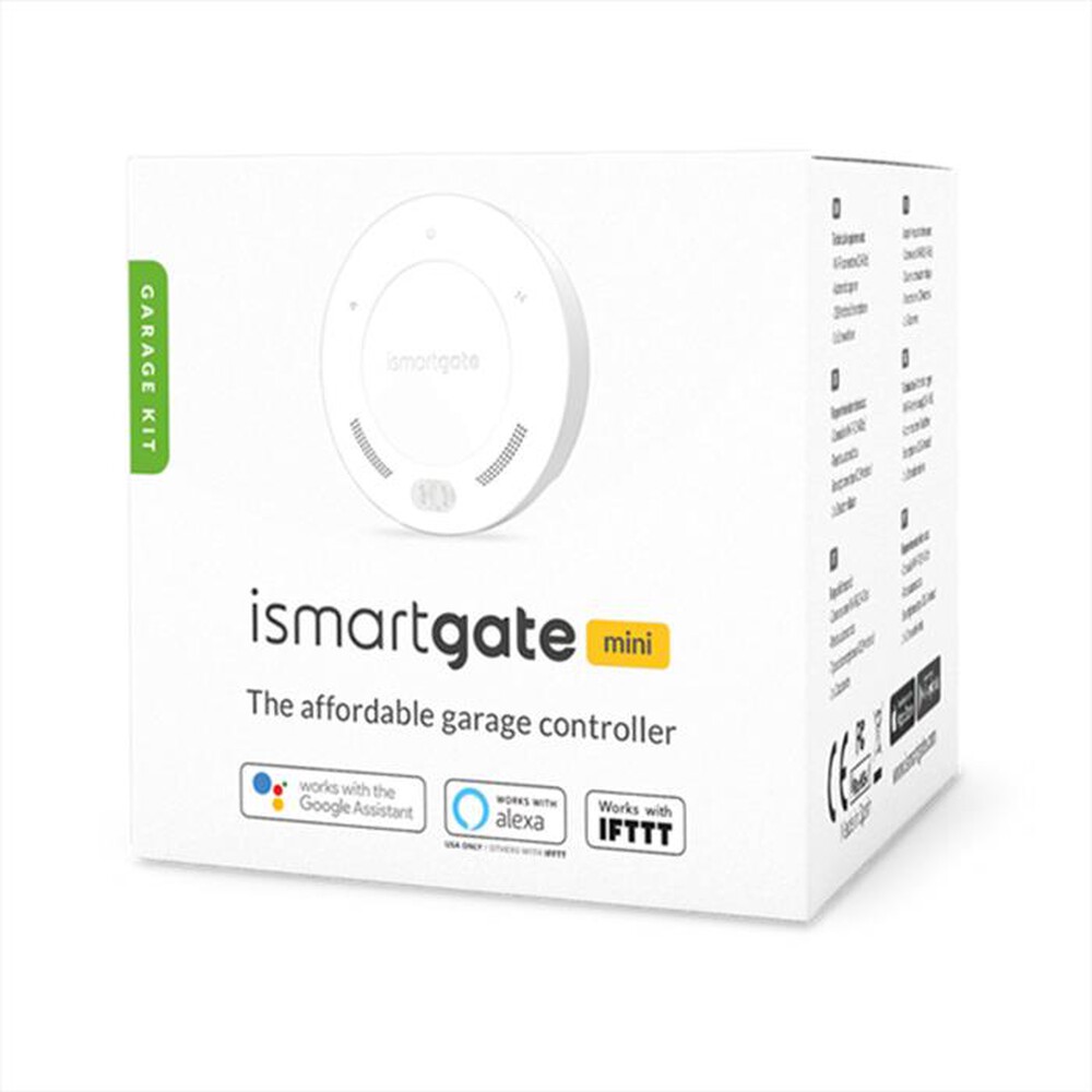 "ISMARTGATE - STANDARD MINI GARAGE-WHITE"