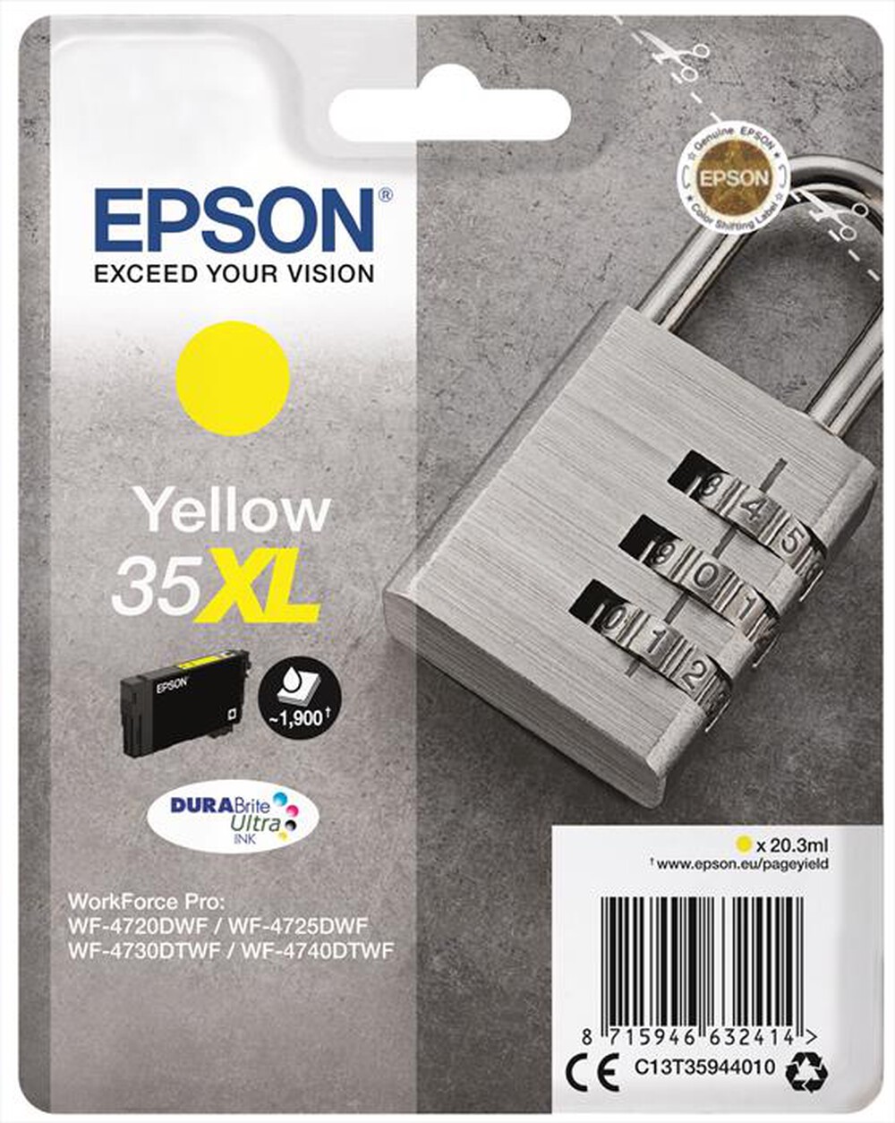 Immagine del prodotto EPSON - C13T35944020-Giallo XL