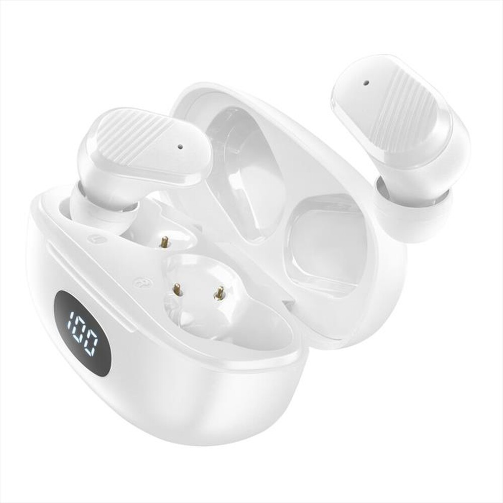 "CELLULARLINE - Auricolare bluetooth BTDOTTWSW-Bianco"
