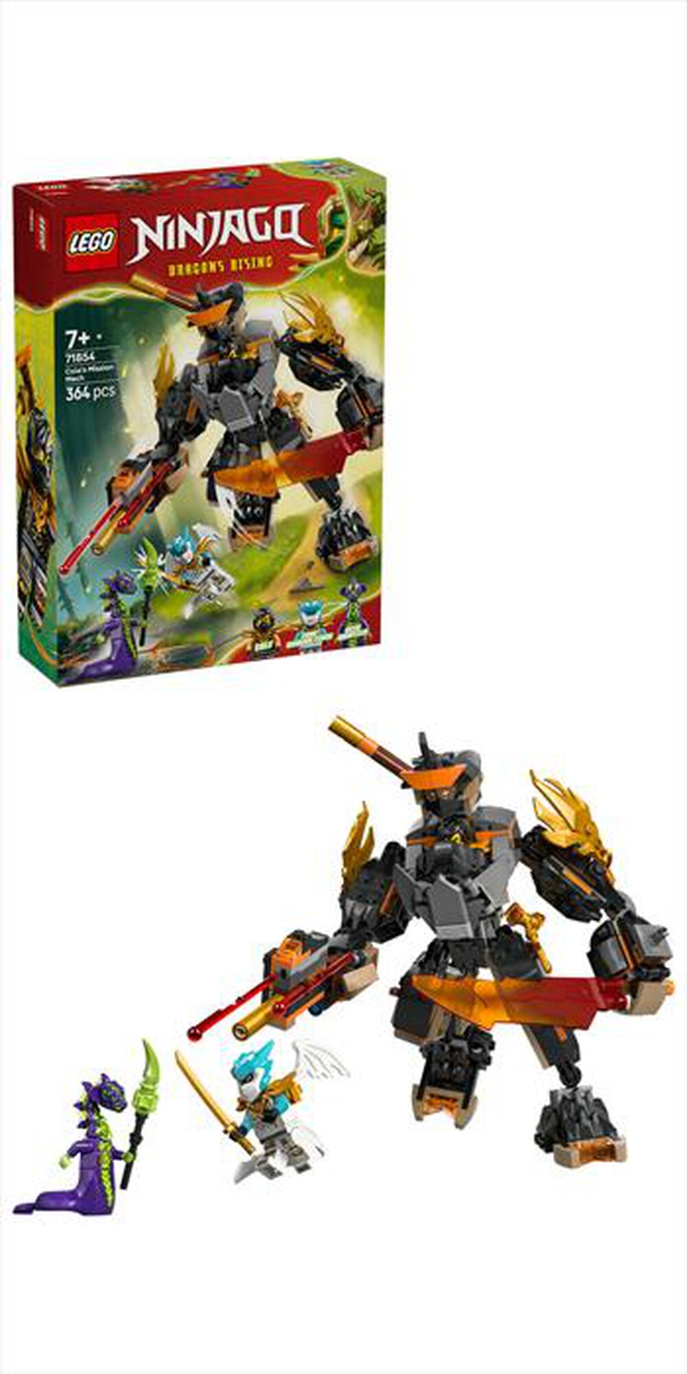 Immagine del prodotto LEGO - NINJAGO Mech missione di Cole e drago Zane - 71854