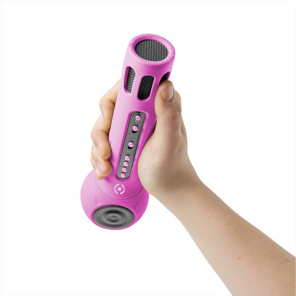 "CELLY - KIDSFESTIVALPK - MICROPHONE + VC WITH SPEAKER-Rosa"