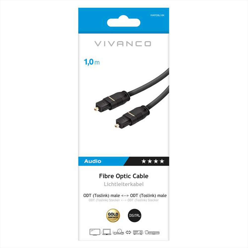 Immagine del prodotto SBS - Optical connection 1,0m-Nero