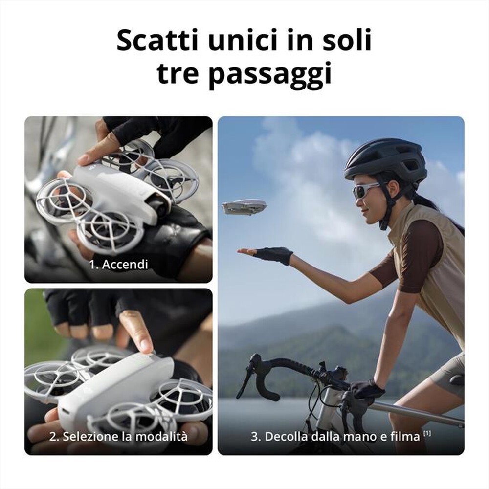 "DJI - Drone quadri elica NEO-Grigio"