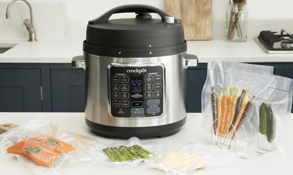 "Crock Pot - TURBO EXPRESS COOKER 5.6 LT-Argento"