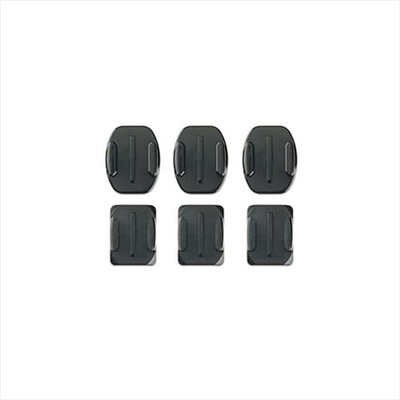 GoPro - Basi adesive piane e curve per GoPro-nero,  GoPro - Basi adesive piane e curve per GoPro-nero