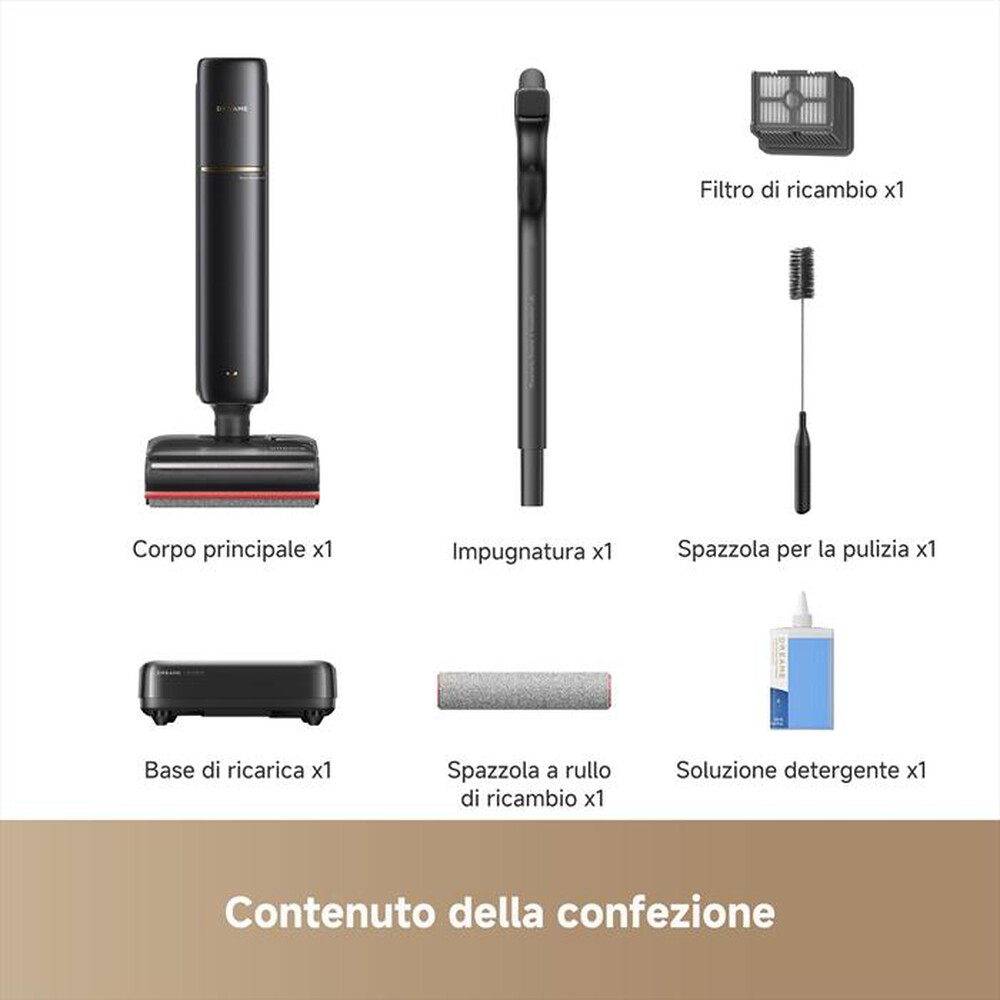 Immagine del prodotto DREAME - Scopa elettrica T16 PRO HEAT-R WET&DRY-Nero
