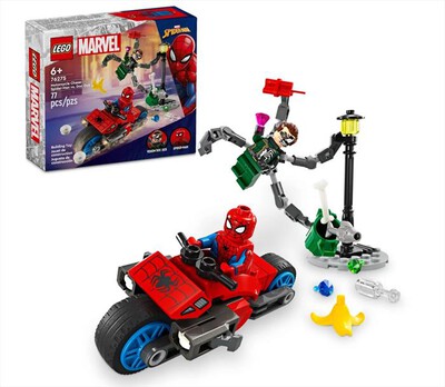 LEGO - SUPERHEROES Inseguimento sulla moto - 76275-Multicolore