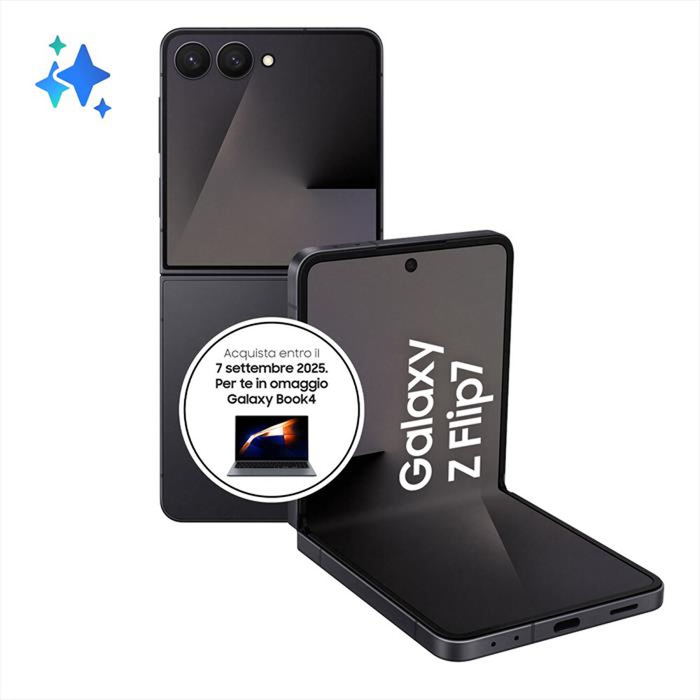 SAMSUNG - Galaxy Z Flip7 12+256GB-Jet Black