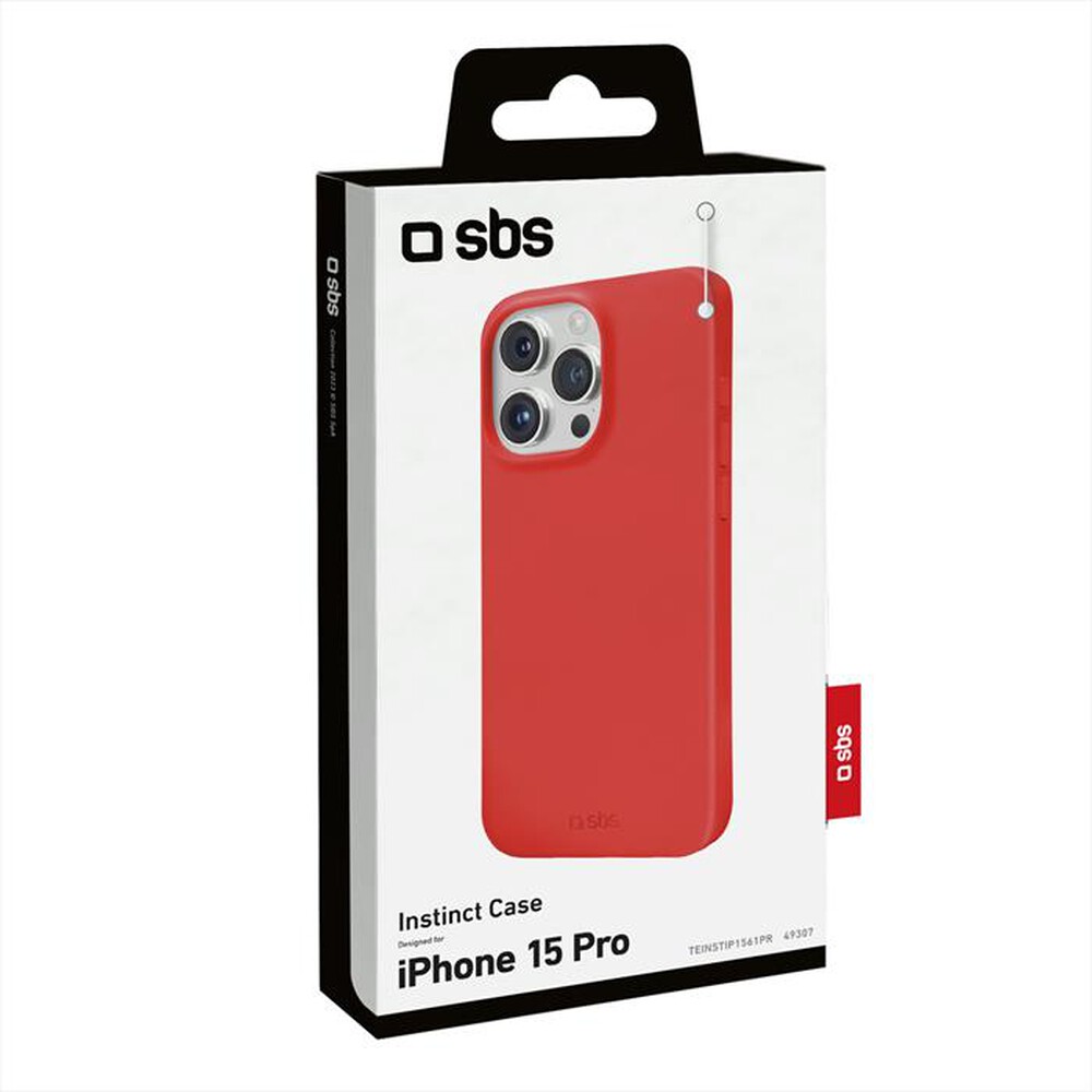 Immagine del prodotto SBS - Cover Instinct TEINSTIP1561PR per iPhone 15 Pro-Rosso